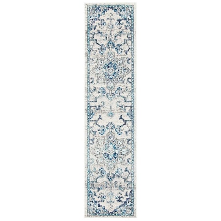 Safavieh 2 ft. 2 in. x 4 ft. Madison 473C Power Loomed Accent Area Rug Ivory & Grey MAD473C-24